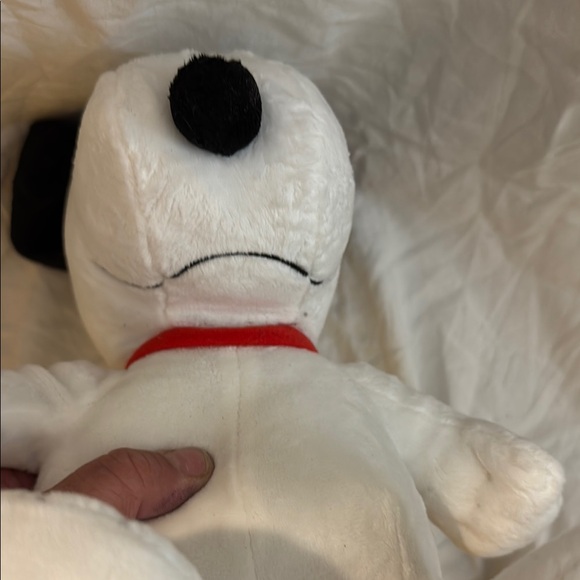 Classic White and Black Stuffed Snoopy Toy - Picture 7 of 13